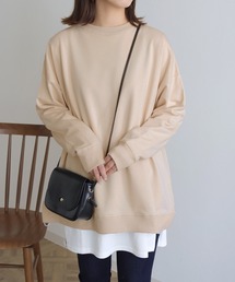 【HERCLOSET】ミニ裏毛ドロストビッグシルエットスウェット