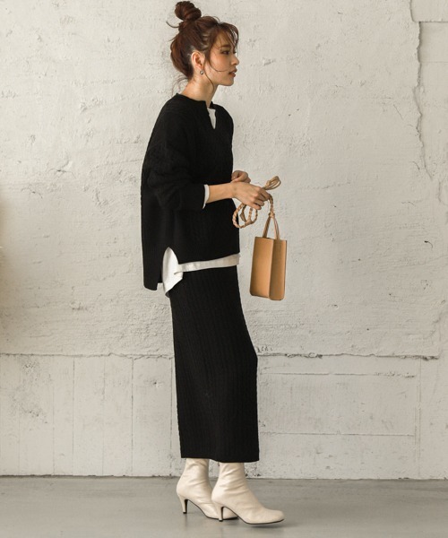 ケーブルニットセットアップ ニット セーター La Gemme ラジェム のファッション通販 Zozotown