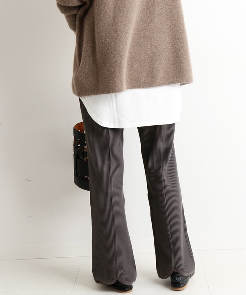 SLOBE IENA（スローブイエナ）の「ワッフルバックスリットパンツ