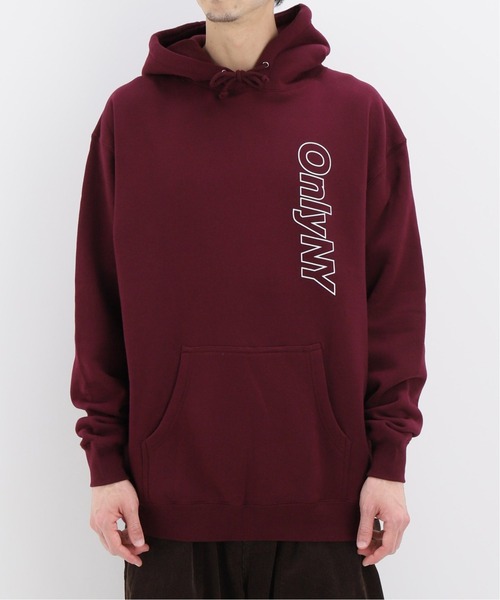 ONLY NY（オンリーニューヨーク）の「【ONLY NY / オンリーニューヨーク】 CORE LOGO OUTLINE HOODIE（パーカー・メンズ・ブラック/ボルドー/マスタード・MEDIUM/LARGE/X-LARGE）」の18枚目の写真