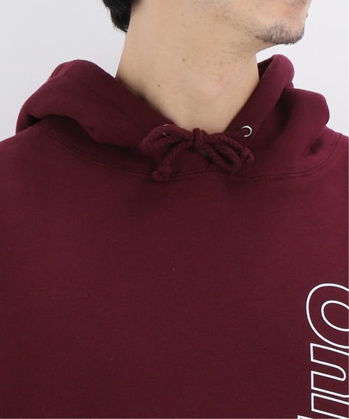 ONLY NY（オンリーニューヨーク）の「【ONLY NY / オンリーニューヨーク】 CORE LOGO OUTLINE HOODIE（パーカー・メンズ・ブラック/ボルドー/マスタード・MEDIUM/LARGE/X-LARGE）」の4枚目の写真