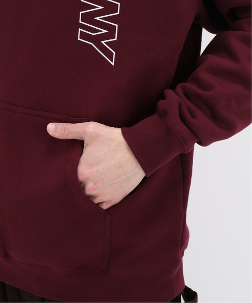 ONLY NY（オンリーニューヨーク）の「【ONLY NY / オンリーニューヨーク】 CORE LOGO OUTLINE HOODIE（パーカー・メンズ・ブラック/ボルドー/マスタード・MEDIUM/LARGE/X-LARGE）」の7枚目の写真