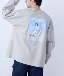 【SPOC STORE】シティポップ/ルーティンイラスト バックプリントロンT