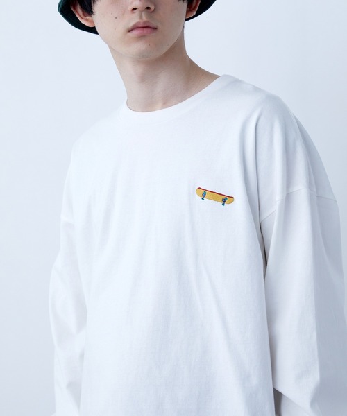 SPOC STORE(スポックストア)の「【SPOC STORE】シティポップ/ルーティンイラスト バックプリントロンT(Tシャツ/カットソー・メンズ・ホワイト系その他/ブラック系その他/ベージュ系その他/グリーン系その他/ブルー系その他/ホワイト系その他2/ホワイト系その他3/ホワイト系その他4/ベージュ系その他2/グリーン系その他2/ブルー系その他2/ブルー系その他3・M/L)」の13枚目の写真