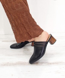 cava cava | チュールのラインがかわいいヒールアップミュール/cava cava (サヴァサヴァ)(パンプス)