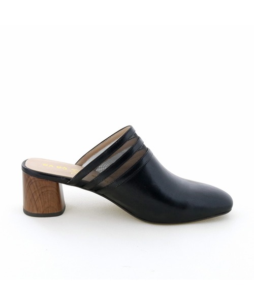 cava cava（サヴァサヴァ）の「チュールのラインがかわいいヒールアップミュール/cava cava (サヴァサヴァ)（パンプス・レディース・ブラック/ベージュ/オフホワイト・22.5cm/23.5cm/24.5cm/23.0cm/24.0cm）」の7枚目の写真