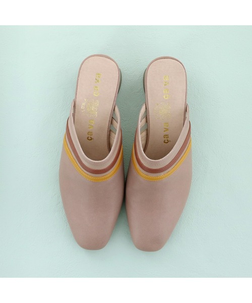 cava cava（サヴァサヴァ）の「チュールのラインがかわいいヒールアップミュール/cava cava (サヴァサヴァ)（パンプス・レディース・ブラック/ベージュ/オフホワイト・22.5cm/23.5cm/24.5cm/23.0cm/24.0cm）」の10枚目の写真