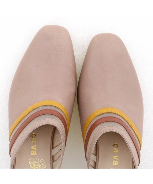 cava cava（サヴァサヴァ）の「チュールのラインがかわいいヒールアップミュール/cava cava (サヴァサヴァ)（パンプス・レディース・ブラック/ベージュ/オフホワイト・22.5cm/23.5cm/24.5cm/23.0cm/24.0cm）」の8枚目の写真