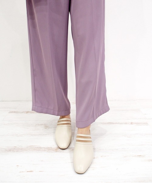 cava cava（サヴァサヴァ）の「チュールのラインがかわいいヒールアップミュール/cava cava (サヴァサヴァ)（パンプス・レディース・ブラック/ベージュ/オフホワイト・22.5cm/23.5cm/24.5cm/23.0cm/24.0cm）」の18枚目の写真