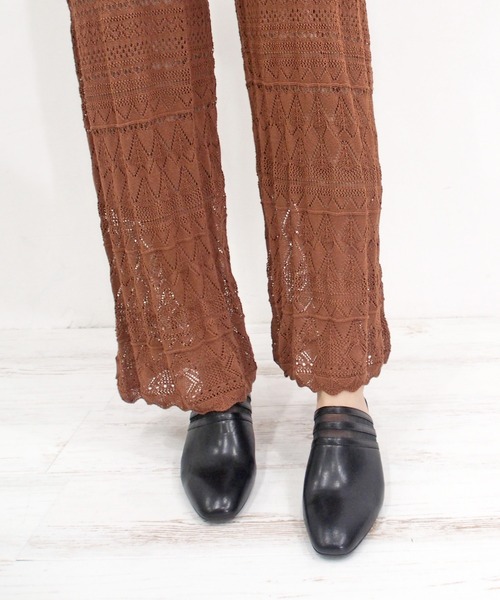 cava cava（サヴァサヴァ）の「チュールのラインがかわいいヒールアップミュール/cava cava (サヴァサヴァ)（パンプス・レディース・ブラック/ベージュ/オフホワイト・22.5cm/23.5cm/24.5cm/23.0cm/24.0cm）」の21枚目の写真