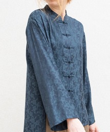 idem | chill out china shirt/ペイズリーサテンチャイナブラウス(シャツ/ブラウス)