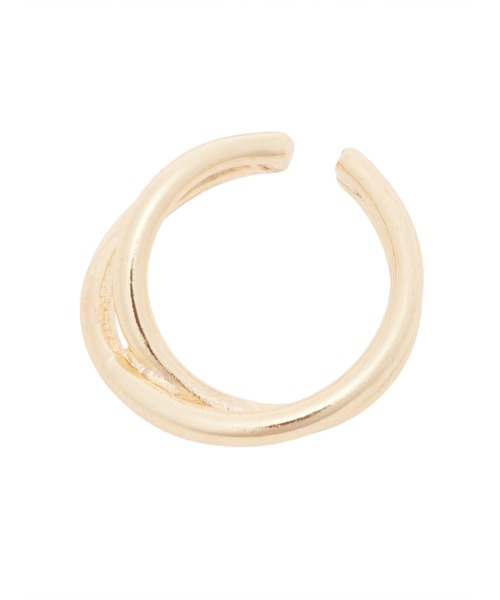Edit Sheen（エディットシーン）の「プレーンクロスリング2wayイヤーカフ（イヤーカフ・レディース・ゴールド/シルバー・FREE）」の5枚目の写真