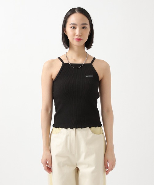 MAGPIEROBIN（マグパイロビン）の「MAGPIE ROBIN／RIBメローキャミ 2942088（キャミソール・レディース・ライトブルー/ブラック/ライトイエロー/スモークピンク・FREE）」の9枚目の写真