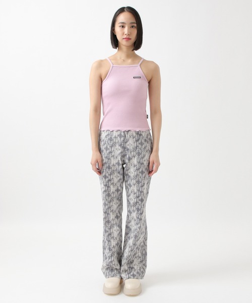 MAGPIEROBIN（マグパイロビン）の「MAGPIE ROBIN／RIBメローキャミ 2942088（キャミソール・レディース・ライトブルー/ブラック/ライトイエロー/スモークピンク・FREE）」の17枚目の写真