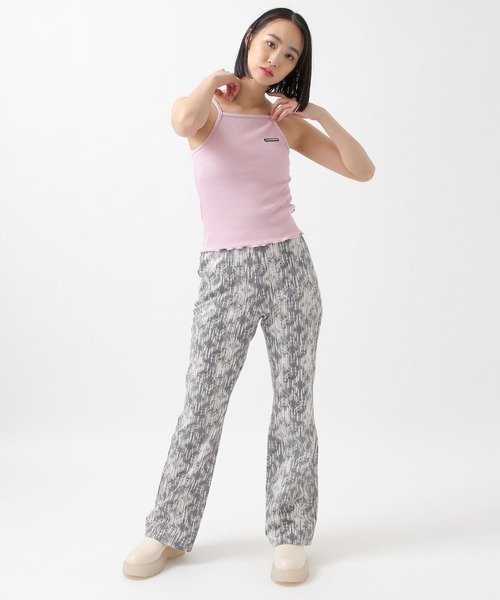 MAGPIEROBIN（マグパイロビン）の「MAGPIE ROBIN／RIBメローキャミ 2942088（キャミソール・レディース・ライトブルー/ブラック/ライトイエロー/スモークピンク・FREE）」の5枚目の写真