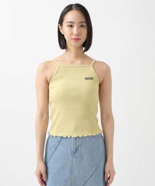 MAGPIEROBIN（マグパイロビン）の「MAGPIE ROBIN／RIBメローキャミ 2942088（キャミソール・レディース・ライトブルー/ブラック/ライトイエロー/スモークピンク・FREE）」の10枚目の写真