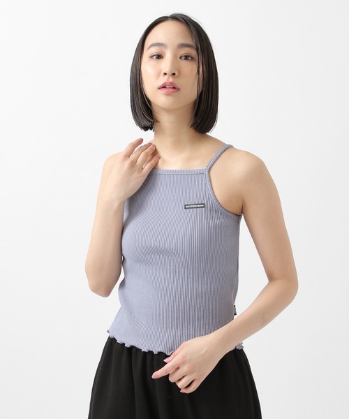 MAGPIEROBIN（マグパイロビン）の「MAGPIE ROBIN／RIBメローキャミ 2942088（キャミソール・レディース・ライトブルー/ブラック/ライトイエロー/スモークピンク・FREE）」の14枚目の写真