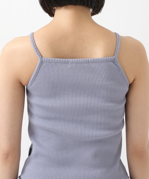 MAGPIEROBIN（マグパイロビン）の「MAGPIE ROBIN／RIBメローキャミ 2942088（キャミソール・レディース・ライトブルー/ブラック/ライトイエロー/スモークピンク・FREE）」の19枚目の写真