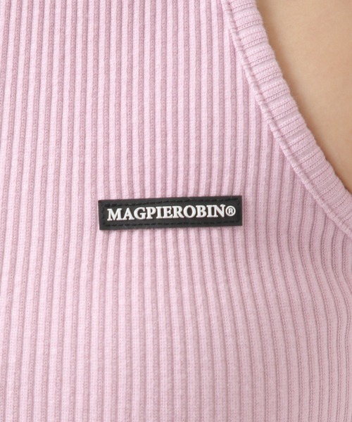 MAGPIEROBIN（マグパイロビン）の「MAGPIE ROBIN／RIBメローキャミ 2942088（キャミソール・レディース・ライトブルー/ブラック/ライトイエロー/スモークピンク・FREE）」の8枚目の写真