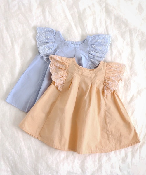 apres les cours（アプレレクール）の「アクアリウムチュニック（チュニック・キッズ・サックスブルー/オレンジ・90/100/110/120/80/130/140）」の5枚目の写真