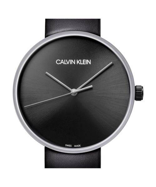 CALVIN KLEIN WATCHES+JEWELRY（カルバン・クライン ウォッチ＆ジュエリー）の「[カルバンクライン] CALVIN KLEIN 腕時計 Clear top（クリア・トップ）  3針  シルバーｘブラック（アナログ腕時計・レディース・ブラック・FREE）」の2枚目の写真
