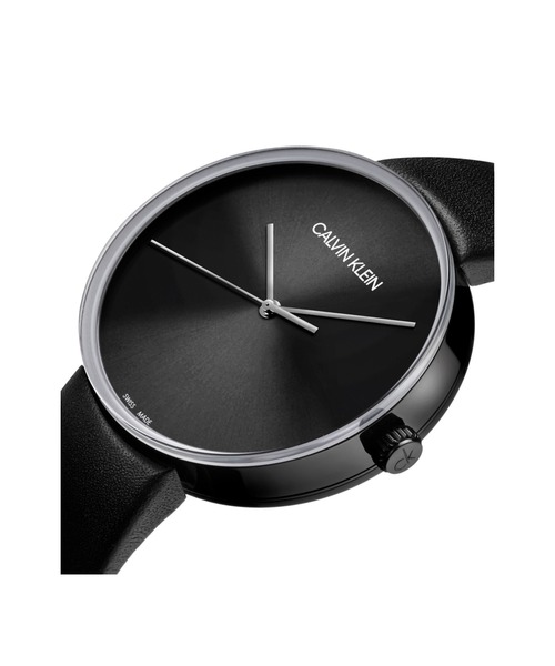 CALVIN KLEIN WATCHES+JEWELRY（カルバン・クライン ウォッチ＆ジュエリー）の「[カルバンクライン] CALVIN KLEIN 腕時計 Clear top（クリア・トップ）  3針  シルバーｘブラック（アナログ腕時計・レディース・ブラック・FREE）」の4枚目の写真