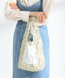 Ray BEAMS | HEY！Mrs ROSE × Ray BEAMS / 別注 ミニ レース プリント バッグ(トートバッグ)