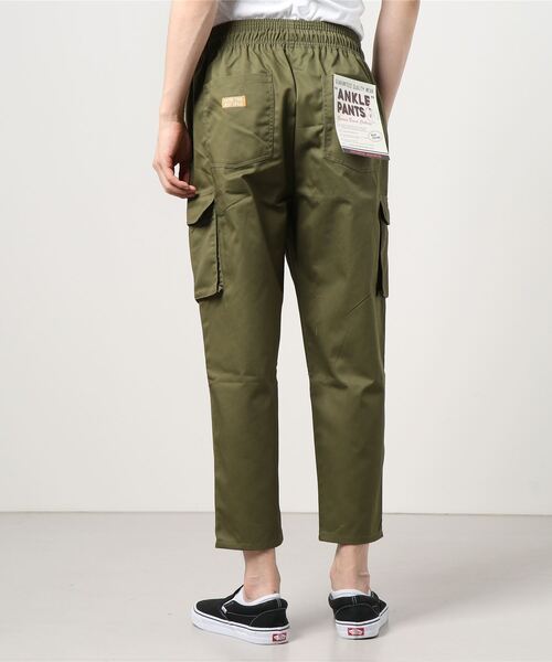 make a ray!（メイク ア レイ！）の「バルーンシルエット イージーカーゴ アンクルパンツ/ テーパードパンツ（カーゴパンツ・メンズ・ベージュ/ブラック/カーキ・S/L/M/XL）」の5枚目の写真