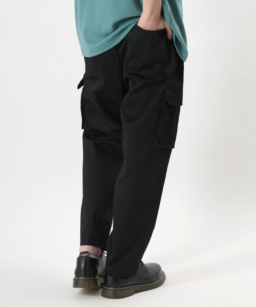make a ray!（メイク ア レイ！）の「バルーンシルエット イージーカーゴ アンクルパンツ/ テーパードパンツ（カーゴパンツ・メンズ・ベージュ/ブラック/カーキ・S/L/M/XL）」の2枚目の写真