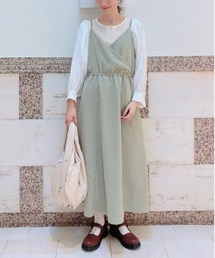 Ehka Sopo エヘカ ソポ レディース のワンピース ドレス グリーン カーキ 緑色系 通販 Zozotown