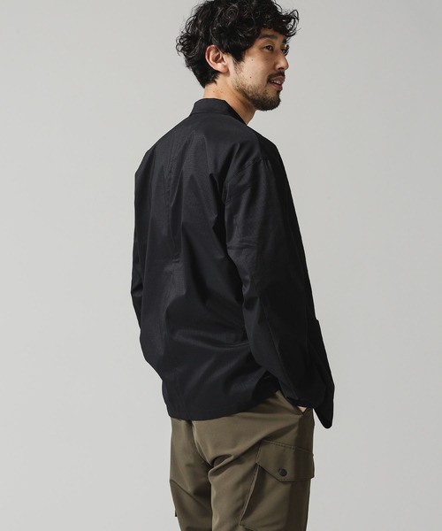 NANO universe（ナノユニバース）の「DotAir×Primeflexライトウェイトジャケット(セットアップ対応)（テーラードジャケット・メンズ・ブラック/ネイビー/カーキ・マルチサイズ）」の13枚目の写真