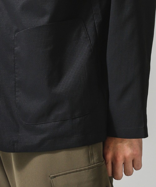 NANO universe（ナノユニバース）の「DotAir×Primeflexライトウェイトジャケット(セットアップ対応)（テーラードジャケット・メンズ・ブラック/ネイビー/カーキ・マルチサイズ）」の8枚目の写真