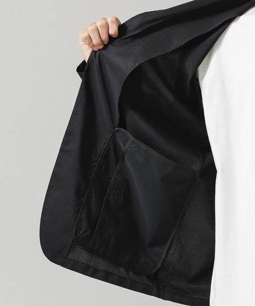 NANO universe（ナノユニバース）の「DotAir×Primeflexライトウェイトジャケット(セットアップ対応)（テーラードジャケット・メンズ・ブラック/ネイビー/カーキ・マルチサイズ）」の10枚目の写真