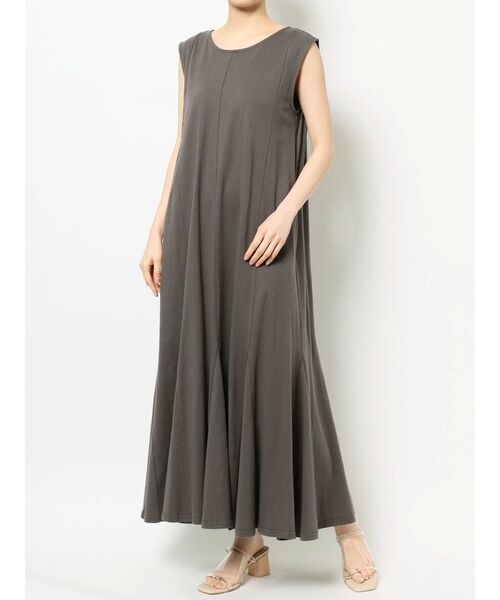 LAGUNAMOON（ラグナムーン）の「コットンマチフレアーマキシワンピース（ワンピース・レディース・チャコールグレー/ベビーピンク/パープル・FREE）」の15枚目の写真