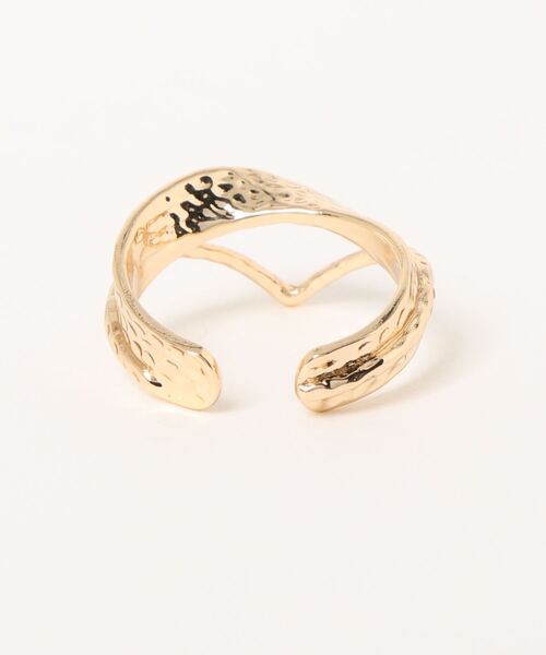 ROPE' PICNIC（ロペピクニック）の「テクスチャーメタルマルチリング（リング・レディース・ゴールド/シルバー・FREE）」の3枚目の写真