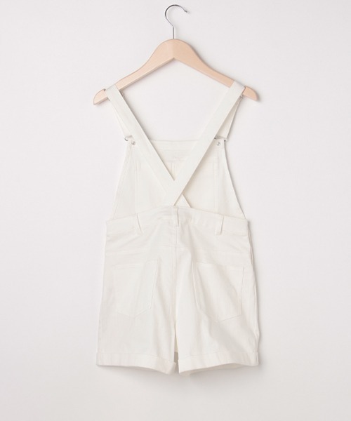 by LOVEiT（バイラビット）の「ショートオール（サロペット/オーバーオール・キッズ・アイボリー/ブラック/マルチ・120cm/130cm/140cm/150cm/160cm）」の5枚目の写真