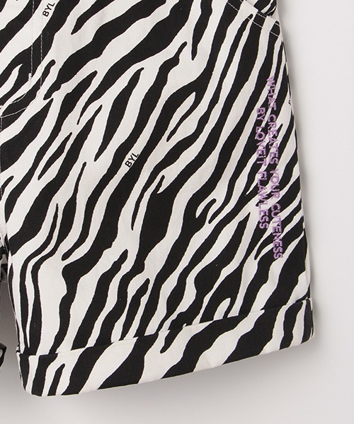 by LOVEiT（バイラビット）の「ショートオール（サロペット/オーバーオール・キッズ・アイボリー/ブラック/マルチ・120cm/130cm/140cm/150cm/160cm）」の9枚目の写真