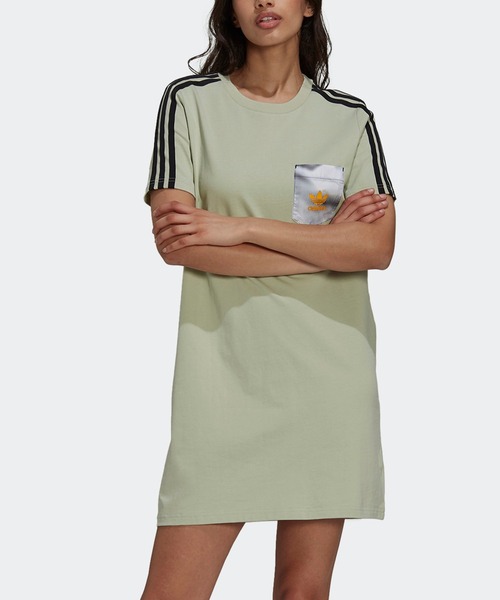 セール トレフォイル ワンピース Tee Dress アディダスオリジナルス ワンピース Adidas アディダス のファッション通販 Zozotown