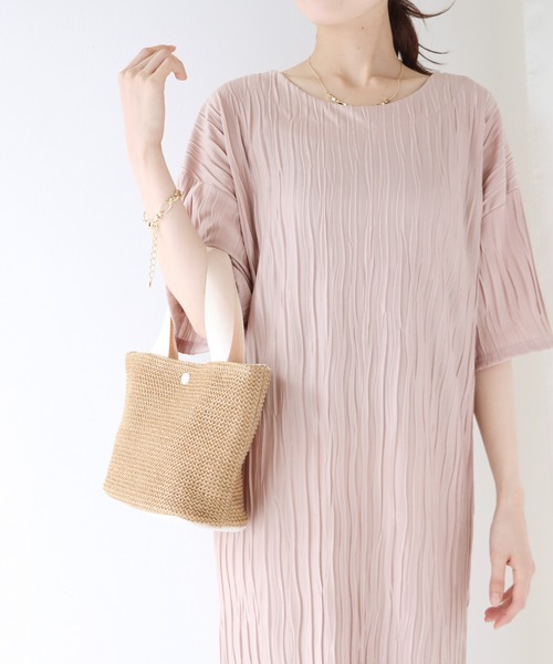 BLUEEAST(ブルーイースト)の「ミニトートかごバッグ(かごバッグ・レディース・ブラック/ホワイト・FREE)」の17枚目の写真