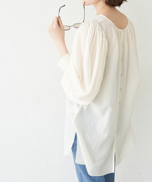 【セール】【emur】スクープパフブラウス（シャツ/ブラウス）｜ROPE' PICNIC（ロペピクニック） pattayablatt.com