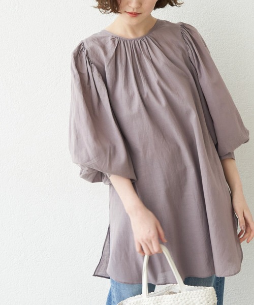 【セール】【emur】スクープパフブラウス（シャツ/ブラウス）｜ROPE' PICNIC（ロペピクニック） pattayablatt.com