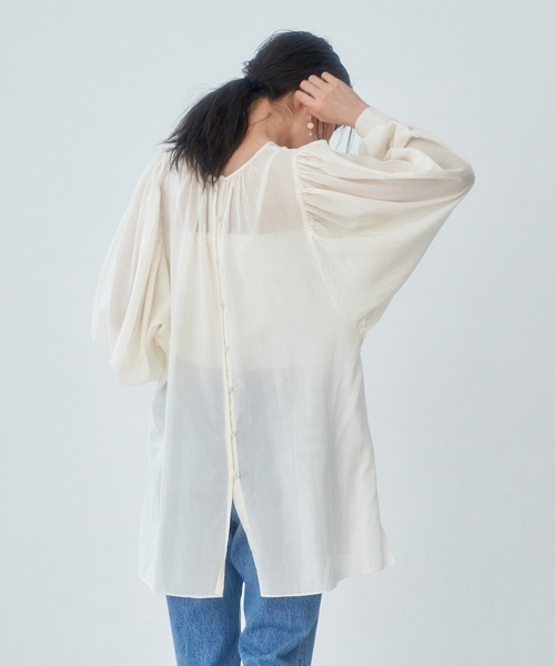 【セール】【emur】スクープパフブラウス（シャツ/ブラウス）｜ROPE' PICNIC（ロペピクニック） pattayablatt.com