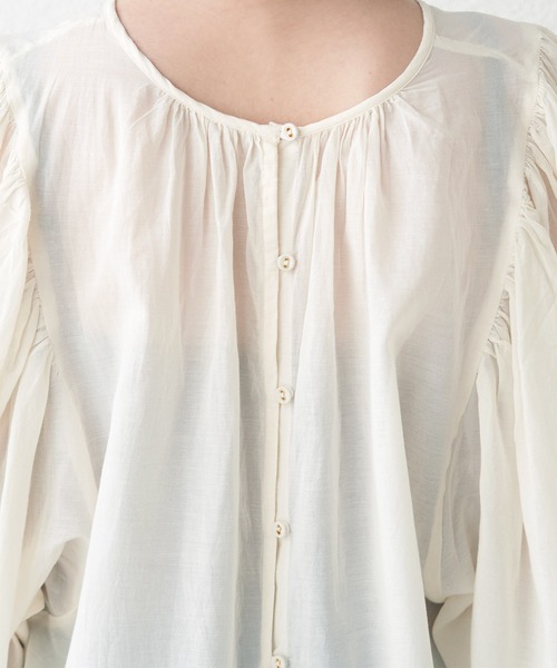 【セール】【emur】スクープパフブラウス（シャツ/ブラウス）｜ROPE' PICNIC（ロペピクニック） pattayablatt.com