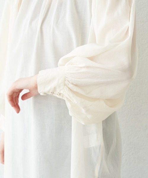 【セール】【emur】スクープパフブラウス（シャツ/ブラウス）｜ROPE' PICNIC（ロペピクニック） pattayablatt.com