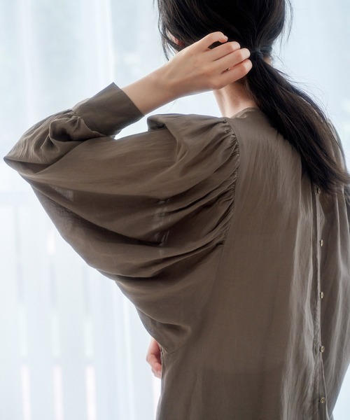 【セール】【emur】スクープパフブラウス（シャツ/ブラウス）｜ROPE' PICNIC（ロペピクニック） pattayablatt.com