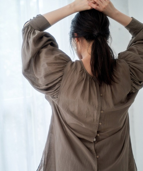 【セール】【emur】スクープパフブラウス（シャツ/ブラウス）｜ROPE' PICNIC（ロペピクニック） pattayablatt.com