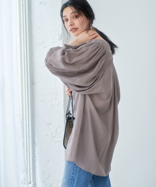 【セール】【emur】スクープパフブラウス（シャツ/ブラウス）｜ROPE' PICNIC（ロペピクニック） pattayablatt.com