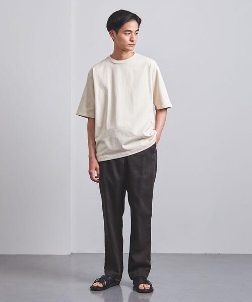 UNITED ARROWS（ユナイテッドアローズ）の「＜UNITED ARROWS＞ リネン/ポリエステル シェフ オールギャザー/イージー パンツ（その他パンツ・メンズ・ダークブラウン/ダークグレー・MEDIUM/LARGE）」の16枚目の写真