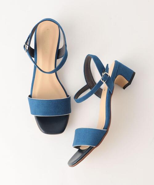closet story（クローゼットストーリー）の「＜closet story＞S メタリックライン ストラップサンダル（サンダル・レディース・ベージュ/ロイヤルブルー・S/M/L）」の9枚目の写真