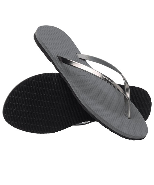 havaianas（ハワイアナス）の「havaianas (ハワイアナス) / You Metallic サンダル ラバービーチサンダル（サンダル・レディース・ブラック/グレー/ゴールド系その他/グレー系その他/ライトブルー/ゴールド/その他/ゴールド系その他2・23/22/25.5/24.5）」の18枚目の写真